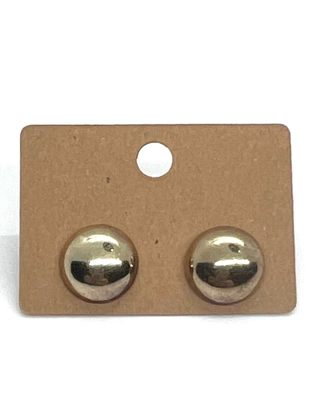 Vintage 925 Sterling Button Dome Earrings